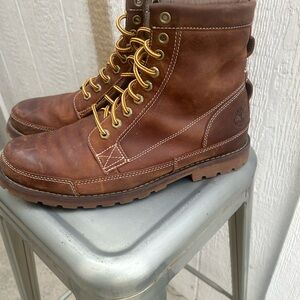 Timberland Brown Leather Ankle Boots